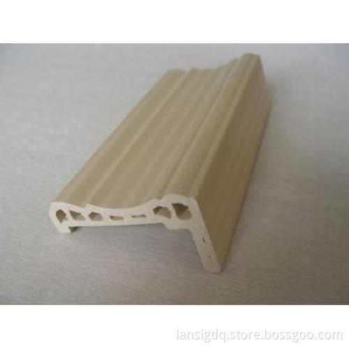 Recycled Wood Plastic Composite Architrave For Decoration ,